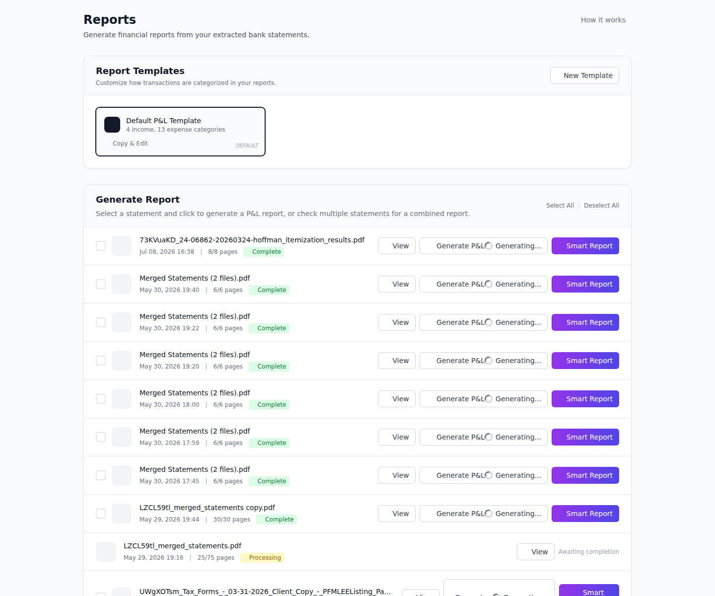 AI Smart Reports